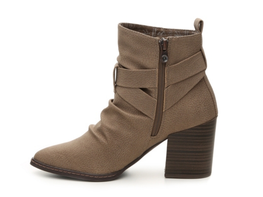 pauline faux leather combat booties