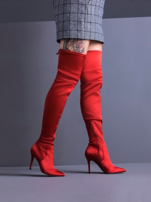 aldo thigh high leather boots