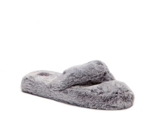 fuzzy thong slippers