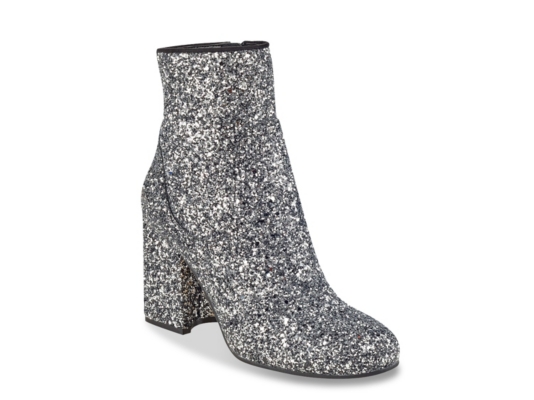 silver booties dsw