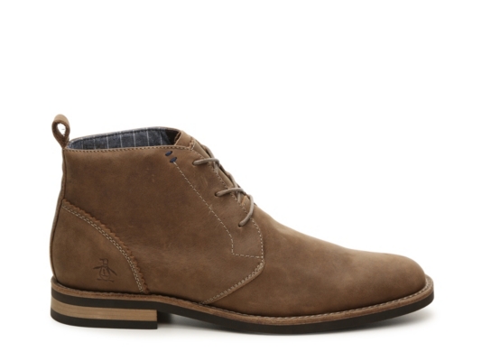 original penguin monty chukka boot black