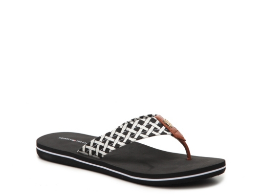 dsw tommy hilfiger flip flops