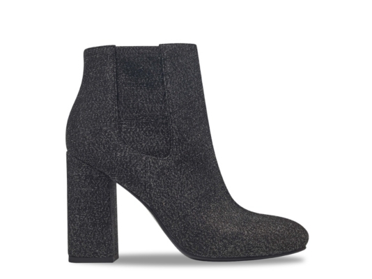 black booties heel dsw
