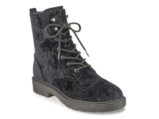 Indigo Rd. Ryan Velvet Combat Boot Women's Shoes DSW
