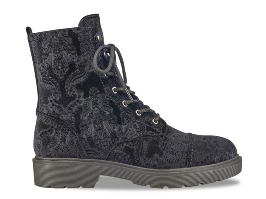 Indigo Rd. Ryan Velvet Combat Boot Women's Shoes DSW