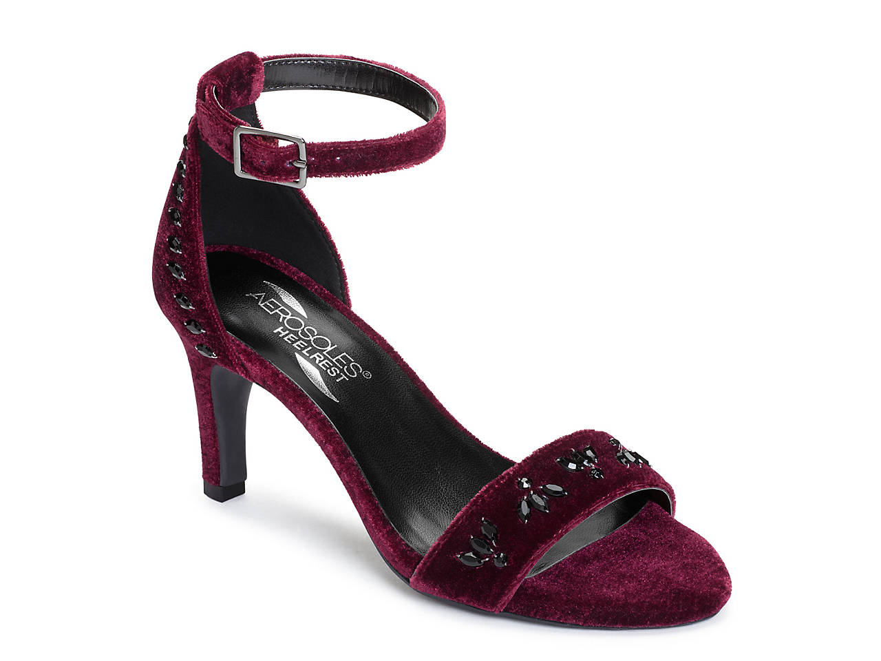 Aerosoles Laminate Velvet Sandal Women's Shoes | DSW
