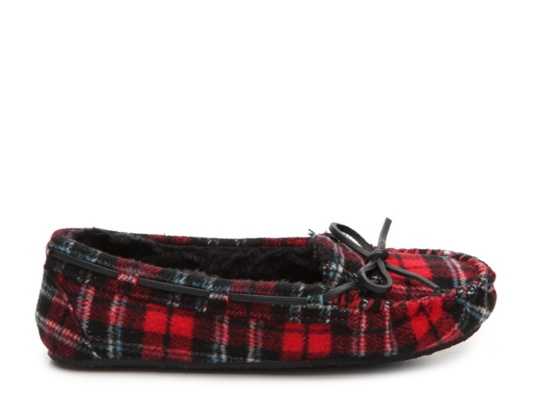 Minnetonka Plaid Cally Slipper Women's Shoes | DSW