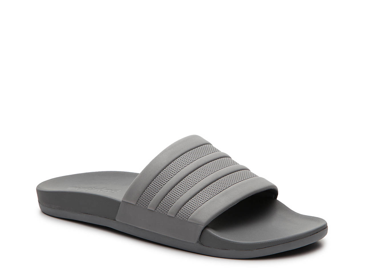 adidas adilette cloudfoam mono slippers zwart heren adidas adilette cloudfoam mono slippers zwart heren