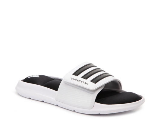 Adidas men's discount superstar slides