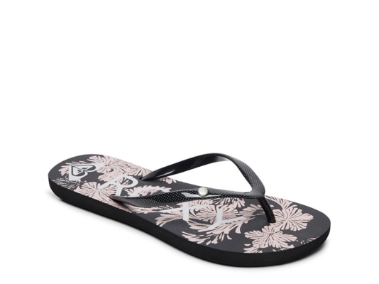 roxy flip flops dsw