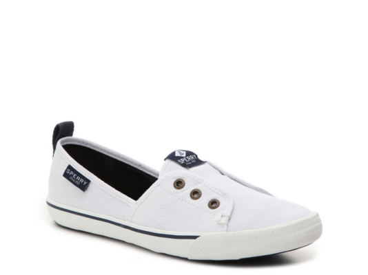 sperry top sider womens slip on sneakers