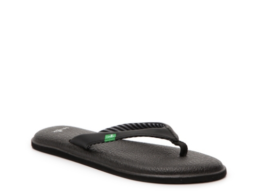 sanuk yoga chakra flip flop