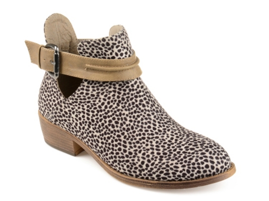 leopard print booties dsw