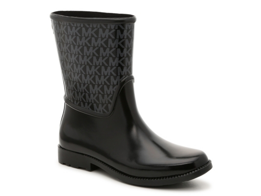 mk rain boots short