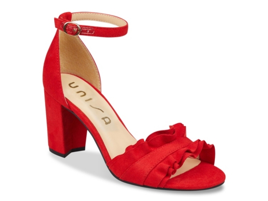 red sandals on amazon