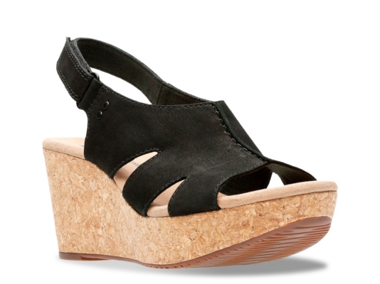 dsw clarks wedges