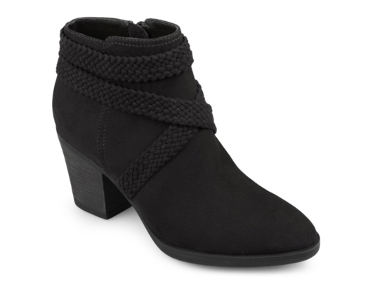 dsw black lace up booties