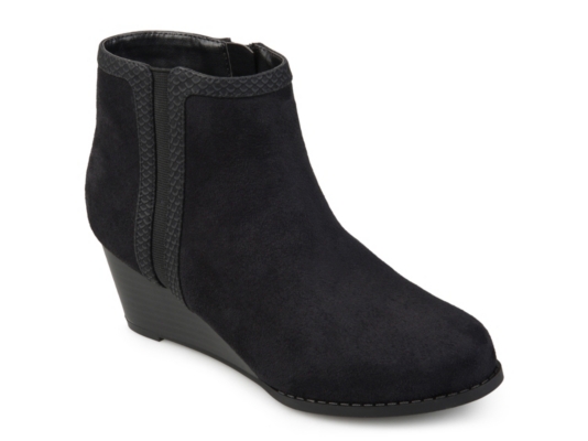 Journee Collection Koala Wedge Bootie Women's Shoes | DSW