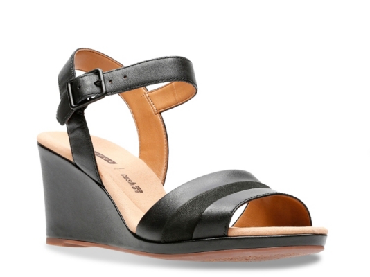 clarks lafley athena wedge sandal