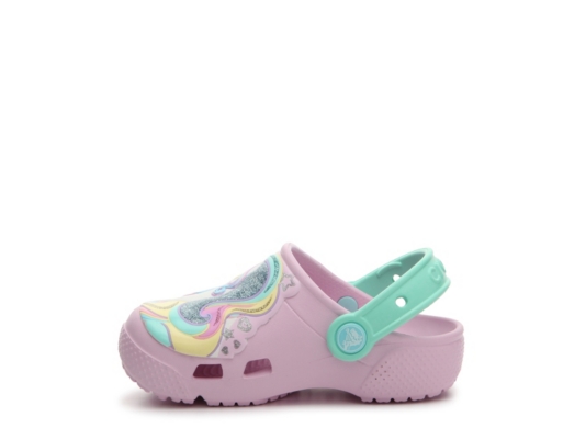 unicorn crocs size 11