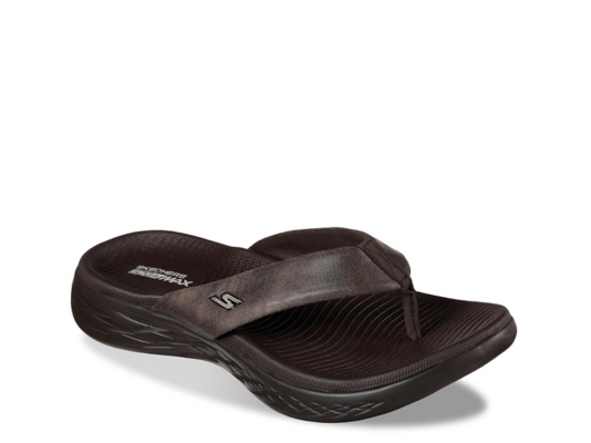 skechers goga max womens flip flops