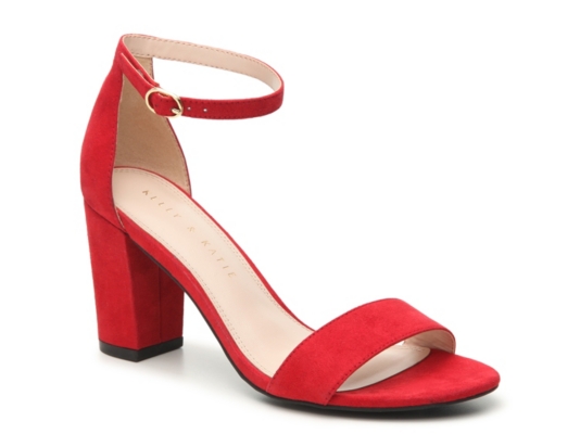 dsw red high heel shoes