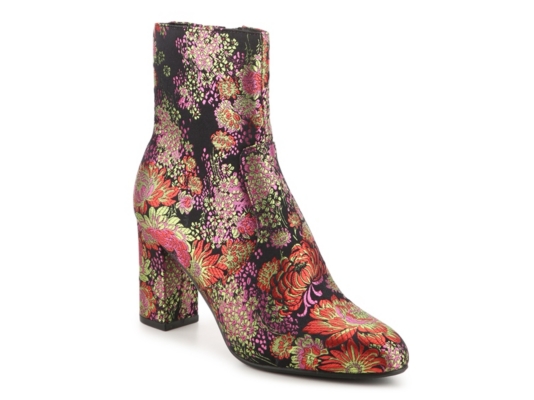 Loving this floral print bootie