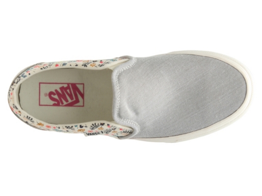 vans asher stripe floral