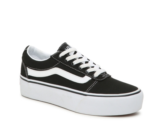 dsw black vans