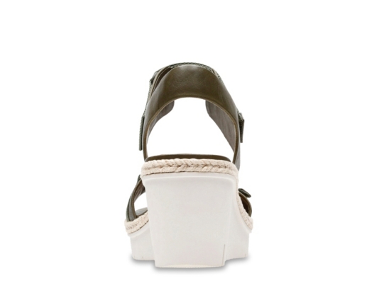 clarks palm shine wedge sandal