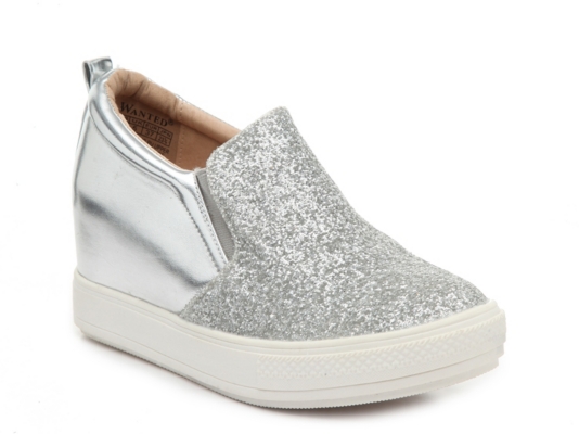 wedge slip on tennis shoes