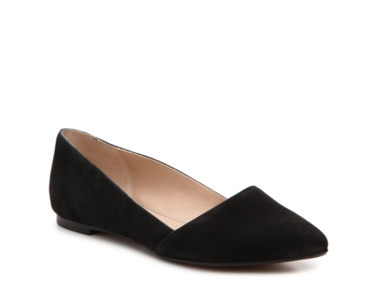 dsw black ballet flats