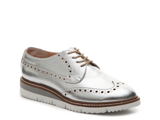 Charles David Luxury Derby Wedge Wingtip Oxford Women's Shoes DSW