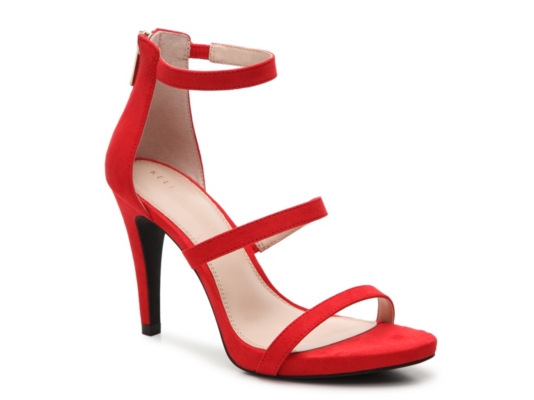 dsw red high heel shoes