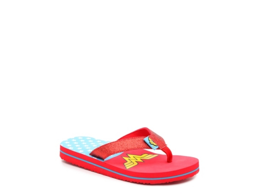 wonder woman flip flops