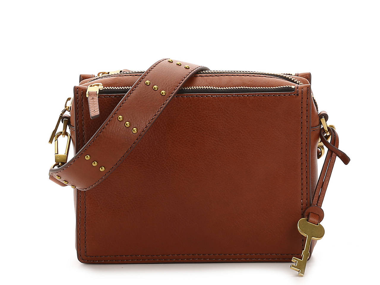 Fossil Campbell Leather Crossbody Bag Women's Handbags & Accessories | DSW
