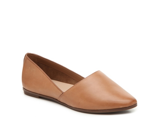 dsw black pointed flats