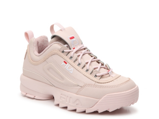 fila platform trainers womens