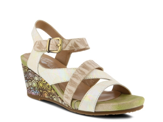 L'Artiste by Spring Step Bacall Wedge Sandal Women's Shoes | DSW