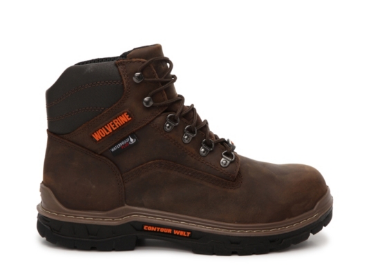 wolverine men's overpass safety toe wp work boot