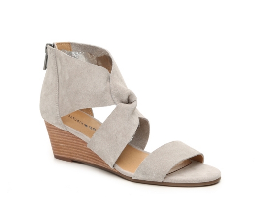 dsw denim wedges