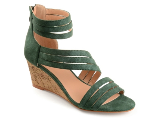 Journee Collection Loki Wedge Sandal Women's Shoes | DSW