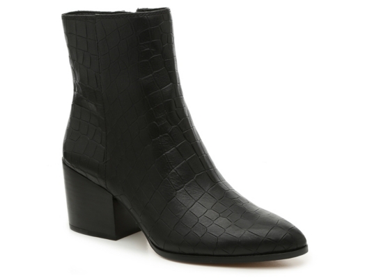 dsw black boots with heels