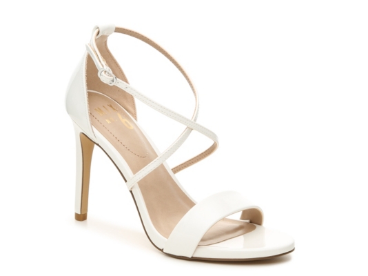 white dress sandals medium heel