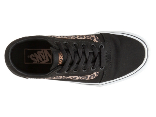 vans ward platform sneaker leopard