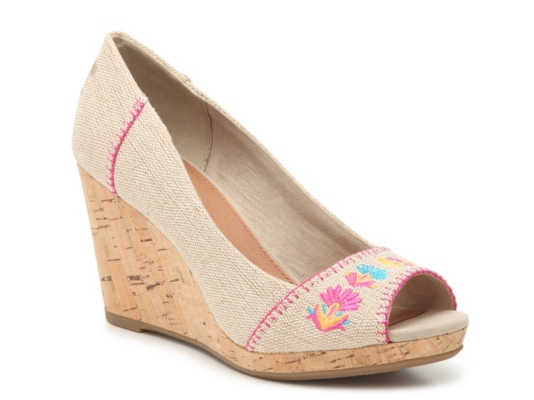 kaydena espadrille wedge pump