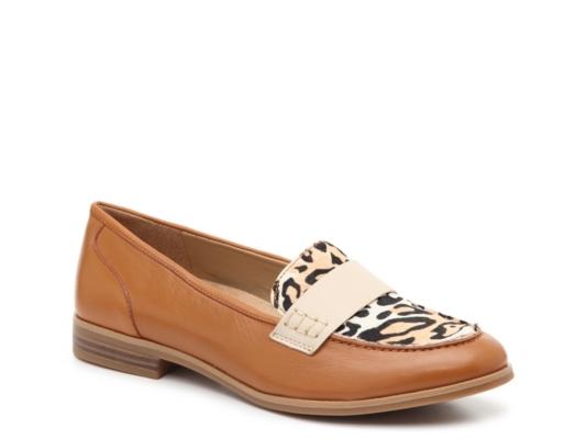 wide leopard print flats