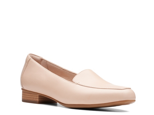 clarks juliet lora leather loafer