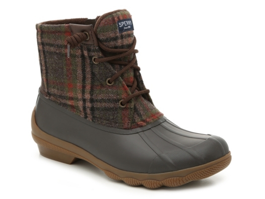 sperry syren metallic canvas duck boot