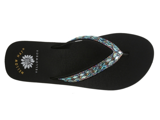 dsw yellow box flip flops